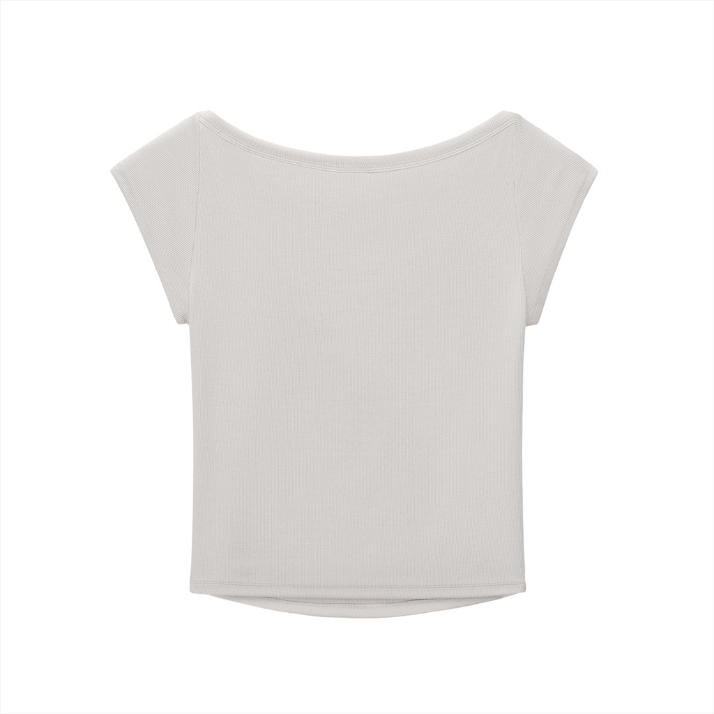Tall Blonde and Evil Wide Neck Baby T-shirt