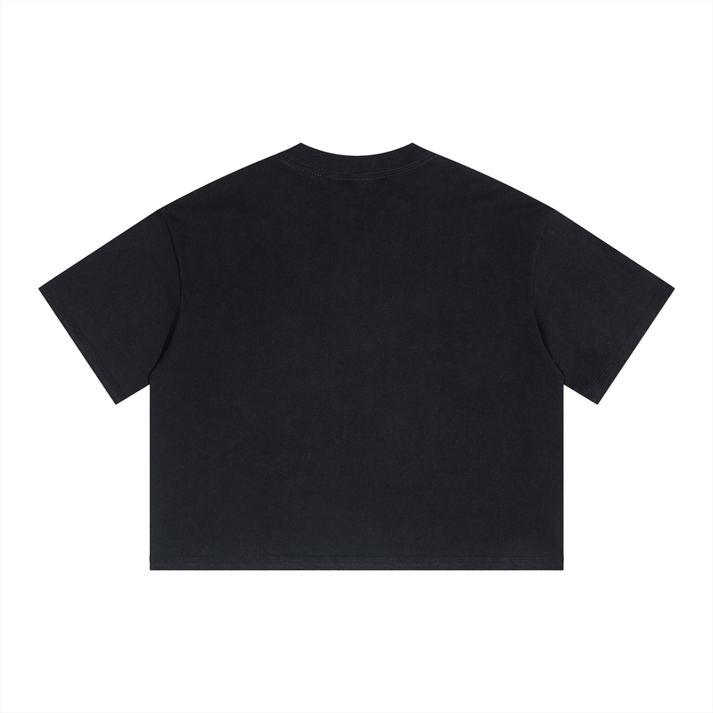 'WHITE BOY OF THE YEAR' Boxy Drop Shoulder Crop T-Shirt