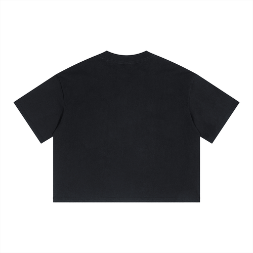 'WHITE BOY OF THE YEAR' Boxy Drop Shoulder Crop T-Shirt