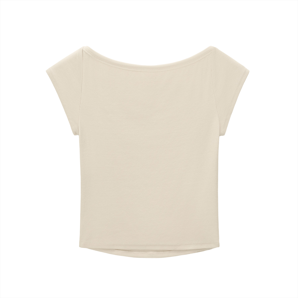 Tall Blonde and Evil Wide Neck Baby T-shirt